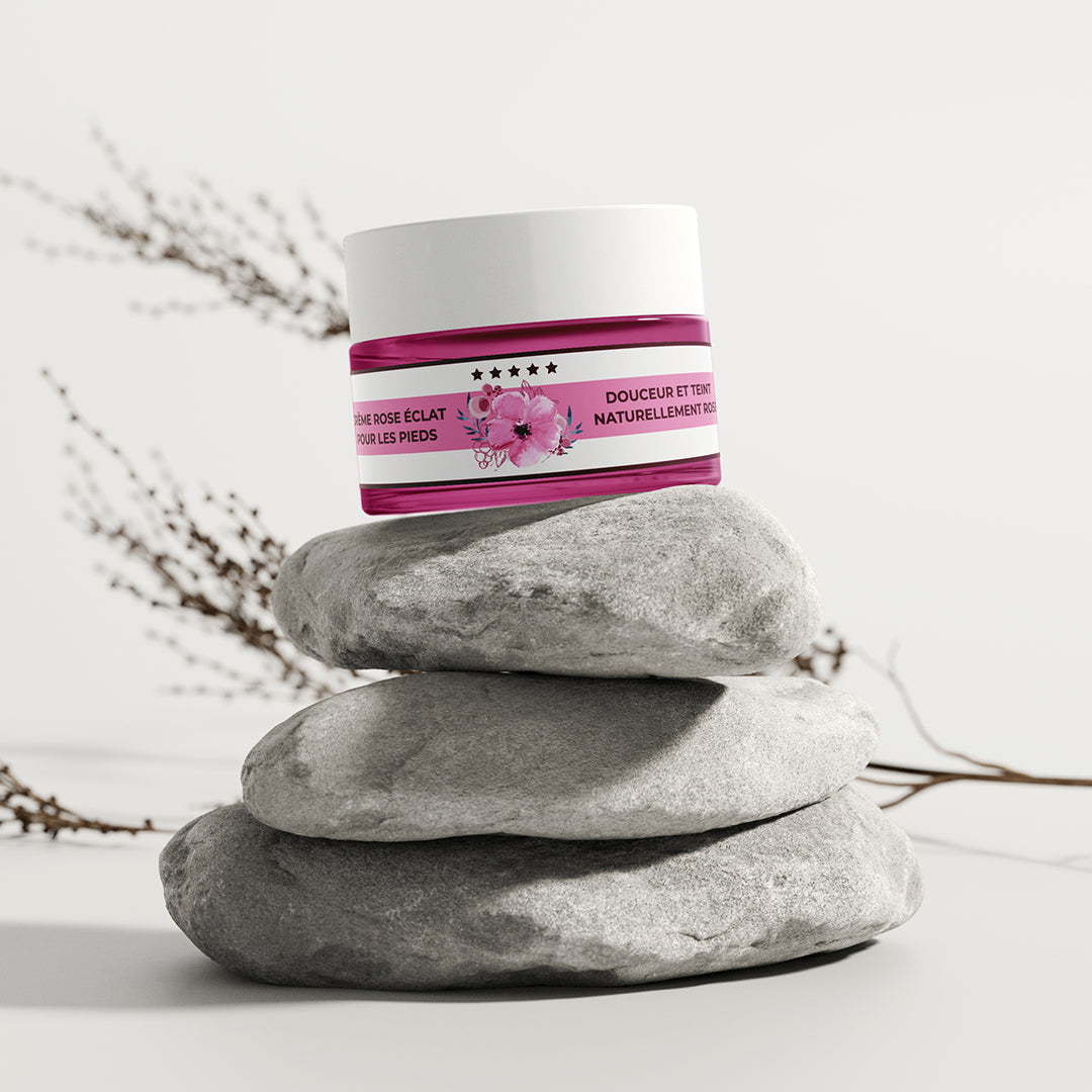 Crème Pieds Éclat – Douceur & Teint Rosé Naturel
